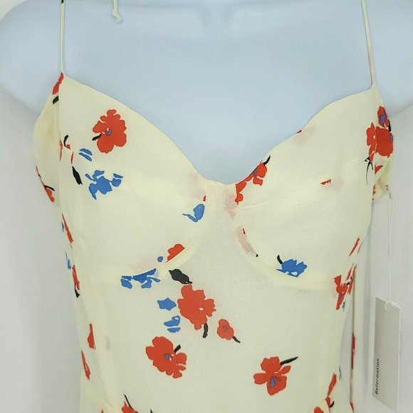 Reformation Juliette Dress in Changall size 12 New - Picture 8 of 12